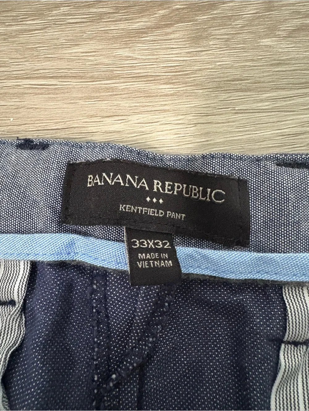 Banana Republic Men's Navy Casual Chino Pants
